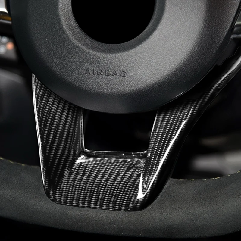 Купить Нижняя крышка рулевого колеса из углеродного волокна для Benz W205 W117 W213 W218 CLS63 GLA45 GLS63 GLC43 W217 W176 W166 C63