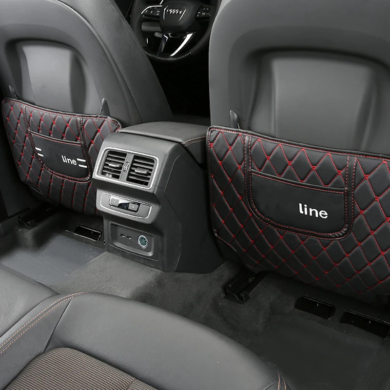 Карманго для Audi Q5 FY, автомобильный защитный чехол для спинки сиденья, кожаный анти-удар, коврик, подушка, аксессуары для интерьера