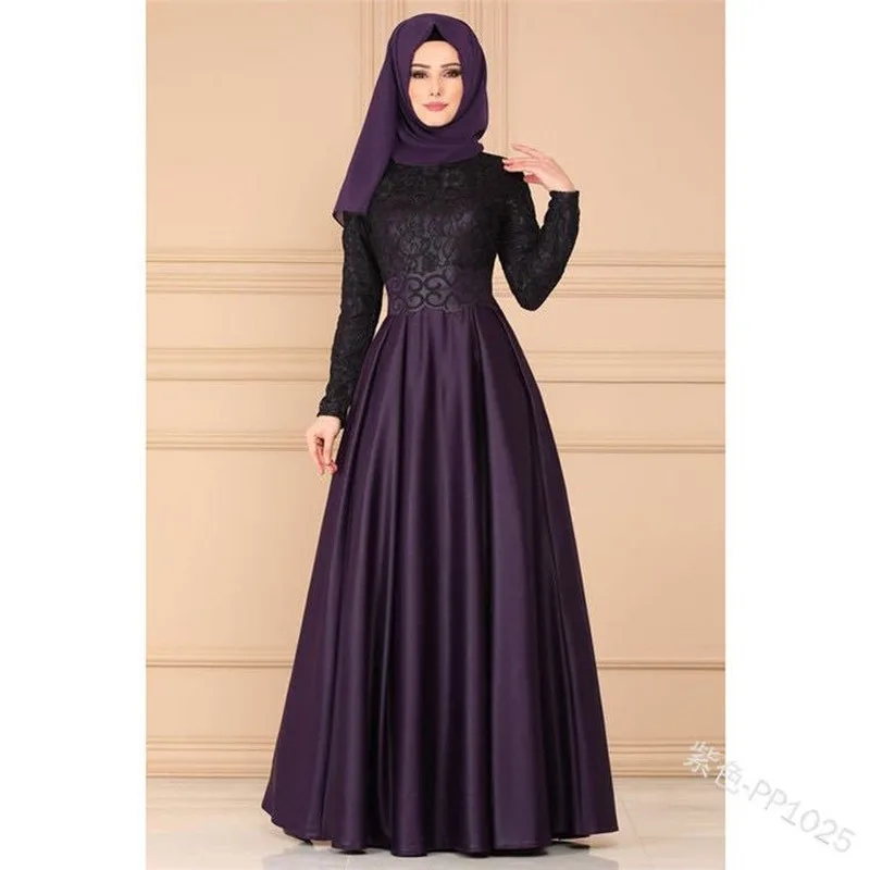 Женское кимоно abayas арабское кружевное платье burka в арабском стиле кафтан