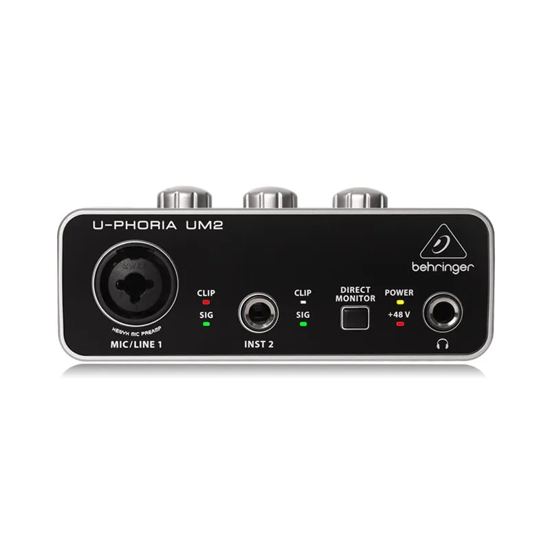 Лидер продаж звуковой интерфейс BEHRINGER UMC22/UM2 микрофон усилитель для наушников