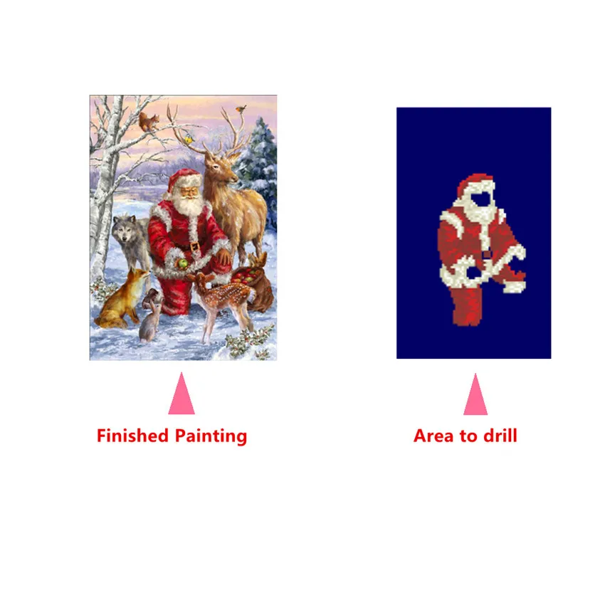 Бесплатная доставка рождественские украшения алмазная живопись картина 5D