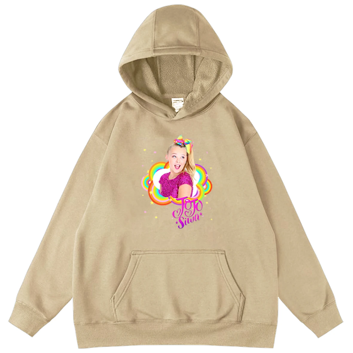 

JoJo Siwa Cute Letter Print Men's Oversized Loose Hoodies Male Sweatshirt Teen Autumn 2021 Men Long Sleeve Boy Hooded Tops