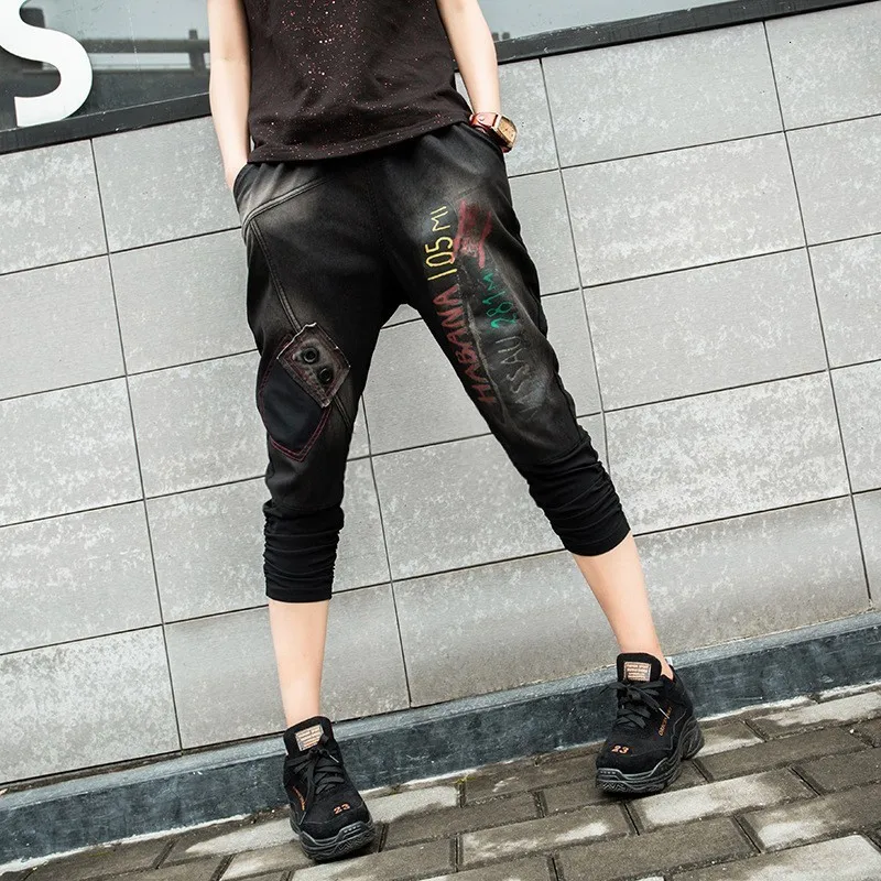 Harajuka женский Принт с капюшоном шифоновая футболка клетчатый лоскутный пуловер