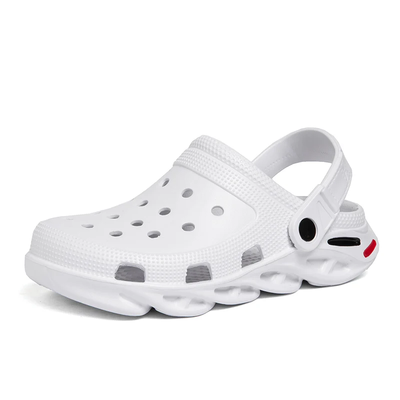

2021Newbeads Garden Shoes Men's and Women's Sandals Couple Summer Hole Shoes Beach Casual Outdoor Shoes Flat Slippers
