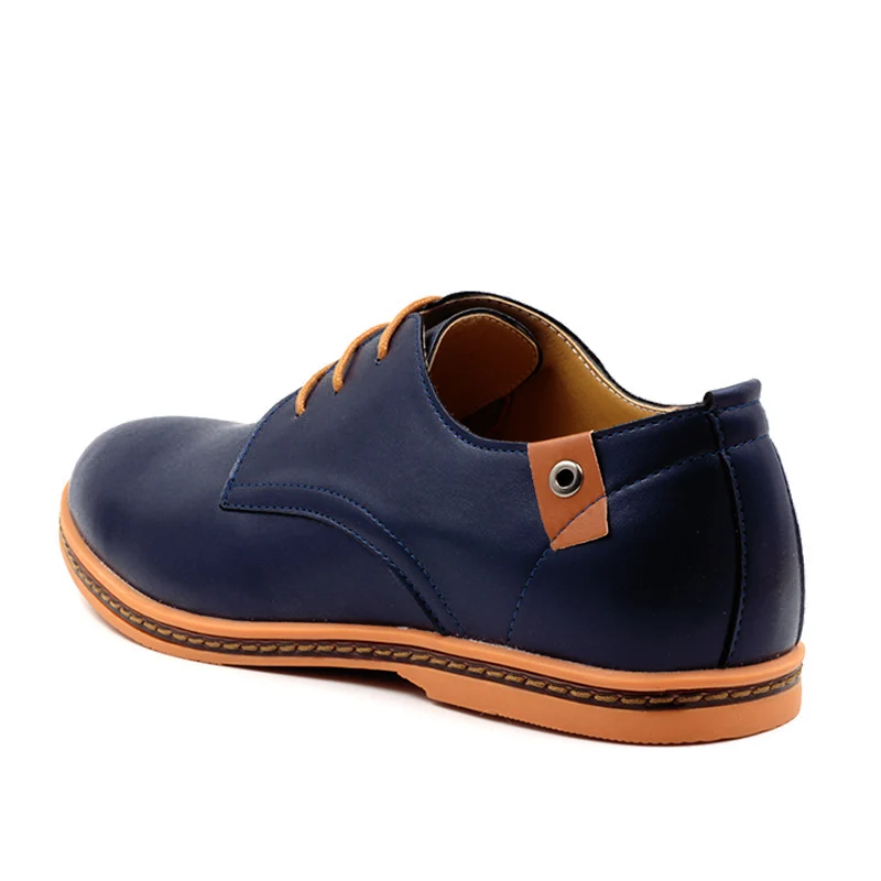 COSIDRAM размера плюс 47 48 мужская повседневная обувь PU кожаная весна осень Мужская