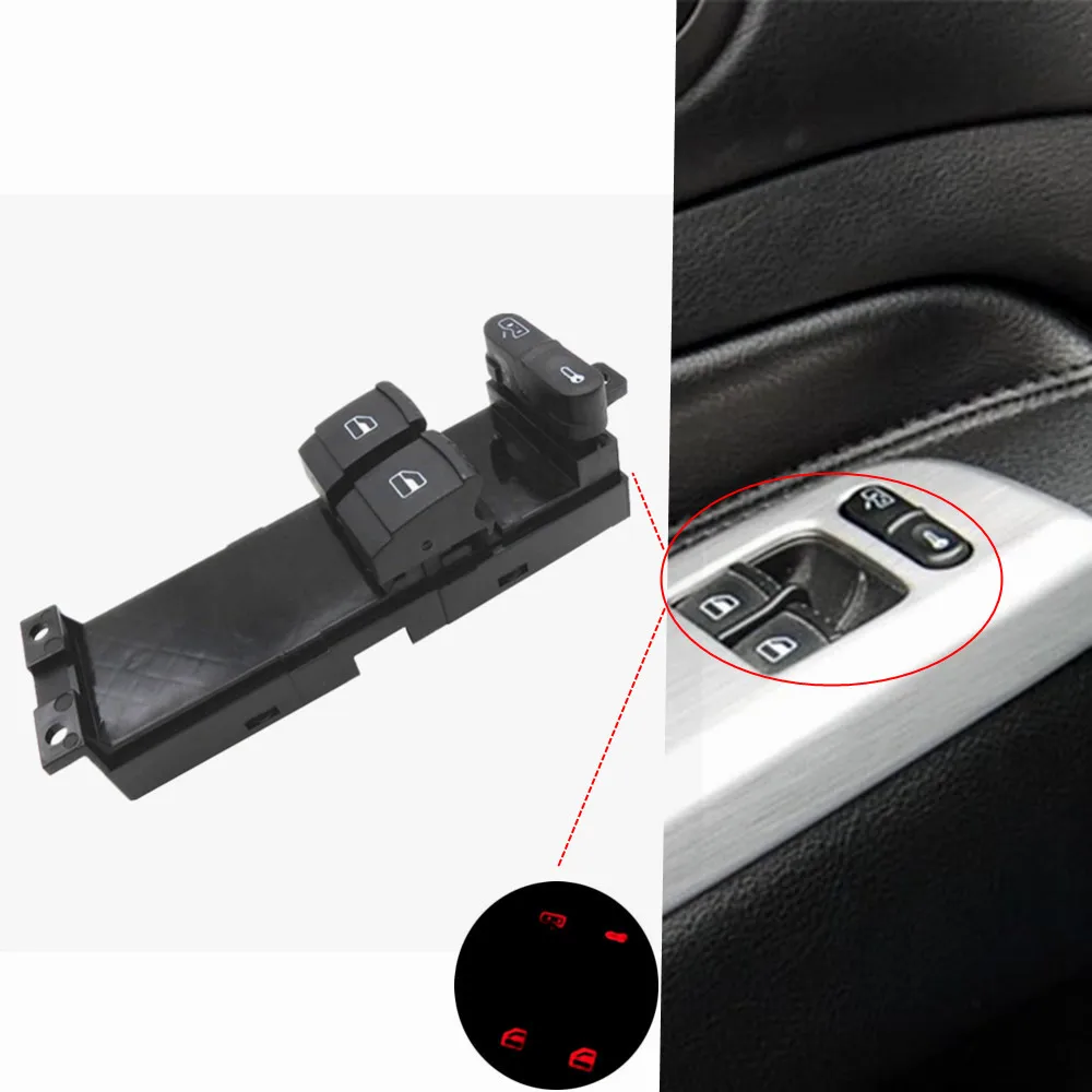 Переключатель оконной панели FaroeChi для SKODA FABIA 6Y 1999 2009 OCTAVIA A4 1U VW Golf 2005|Переключатели