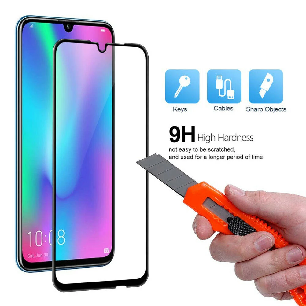 1/2Pcs Temper Glass Screen Protector Film for Huawei P Smart 2019/Honor 10 Lite | Электроника