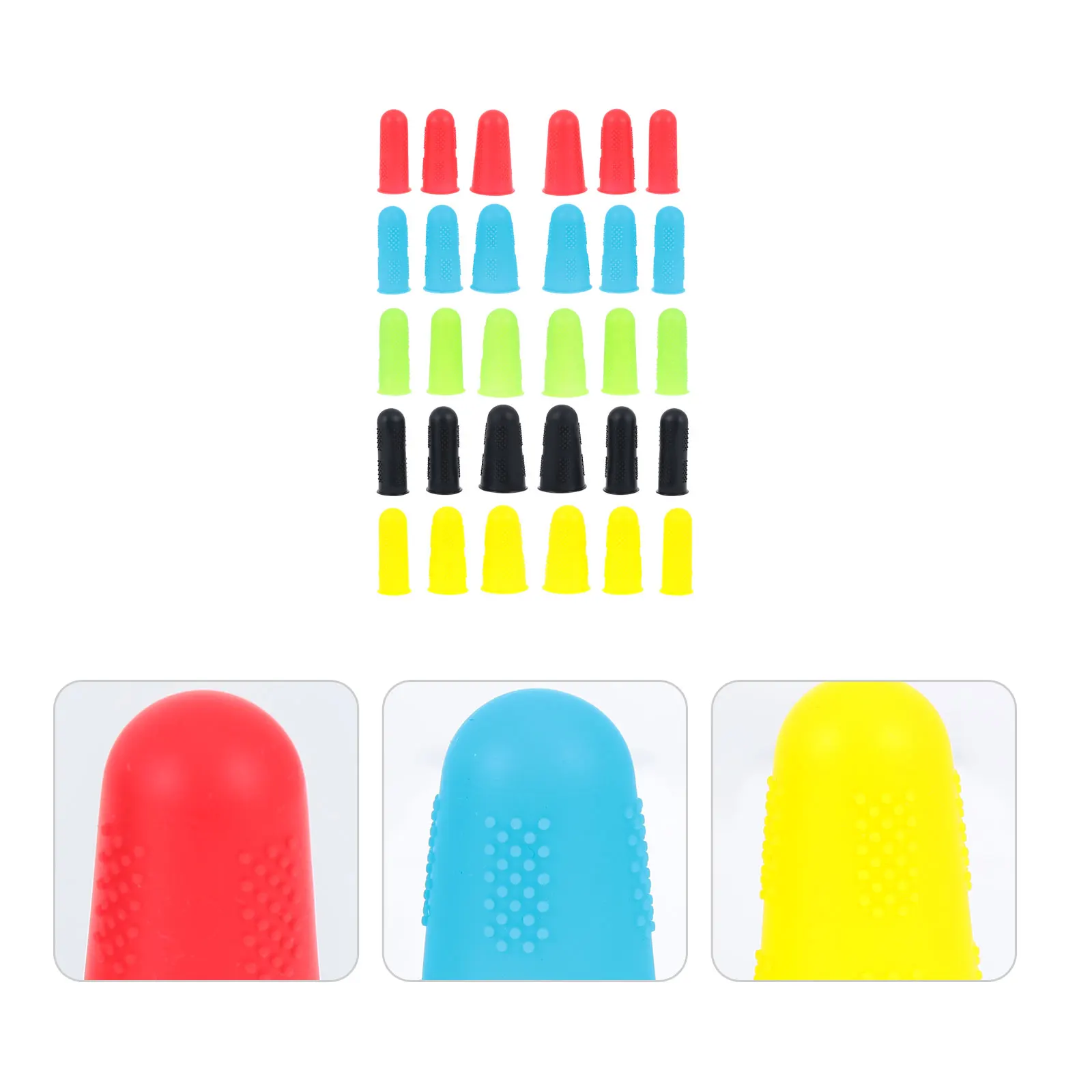 

30pcs Practical Premium Safe Finger Tips Finger Protectors for Ironing Industry