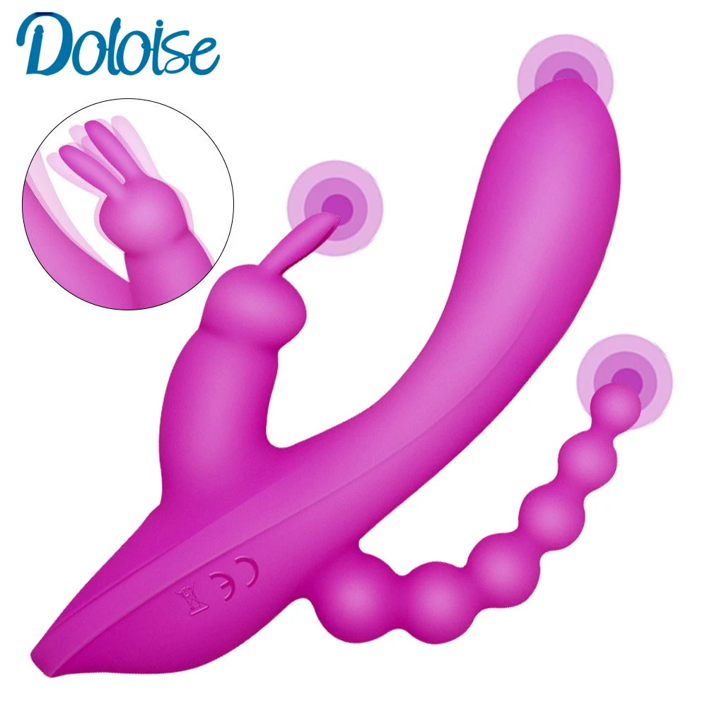 Кролик g точка вибратор водонепроницаемый клитор стимулятор P spot Анальный с