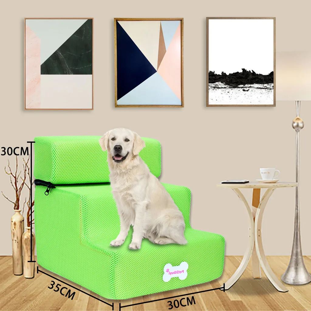 Складная сетчатая лестница для домашних питомцев разборная из дышащей ткани 2