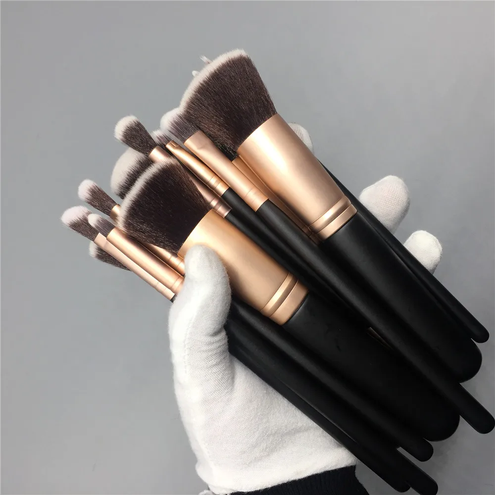 

14pcs makeup brushes set for foundation powder blusher lip eyebrow eyeshadow eyeliner brush cosmetic tool