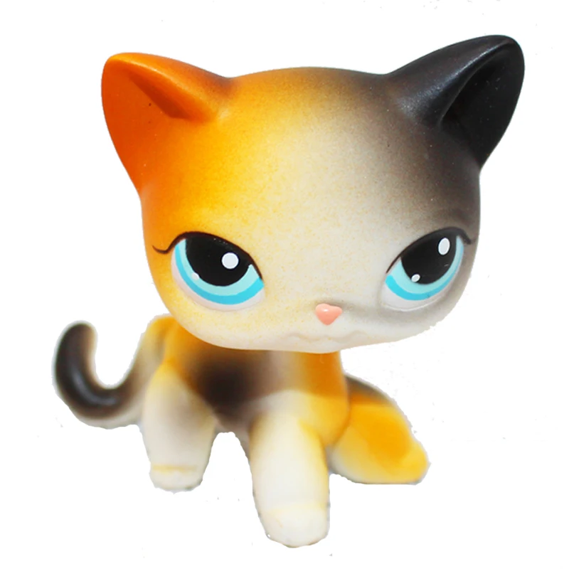 Лпс стоячки кошки собаки игрушки Lps кошка старый pet shop игрушка маленькая короткая шерсть котенок Гималайский котенок husky собака Спаниель колли great dane редкая коллекция фигурок - Цвет: 106