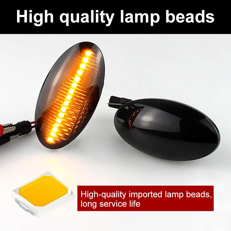 Фото 2 шт. светодиодные динамические боковые габаритные светильник ни сигнальный поворотный сигнал для Suzuki Grand Vitara Jimny Splash APV Alto SX4 Baleno Celerio Swift 3 4 5 №2
