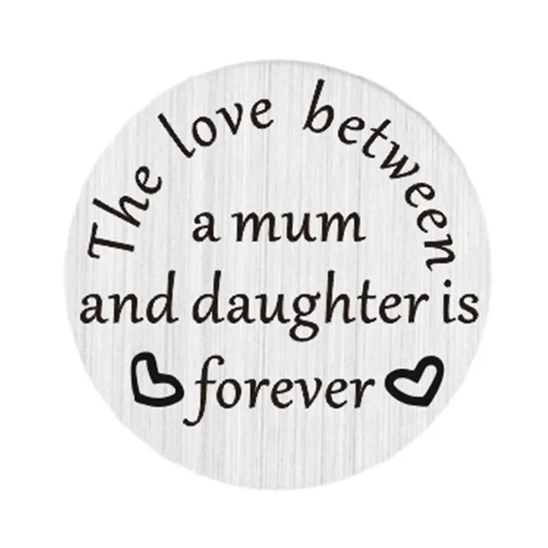 Плавающий Медальон пластина/любовь между мама и дочь навсегда/плавучий медальон