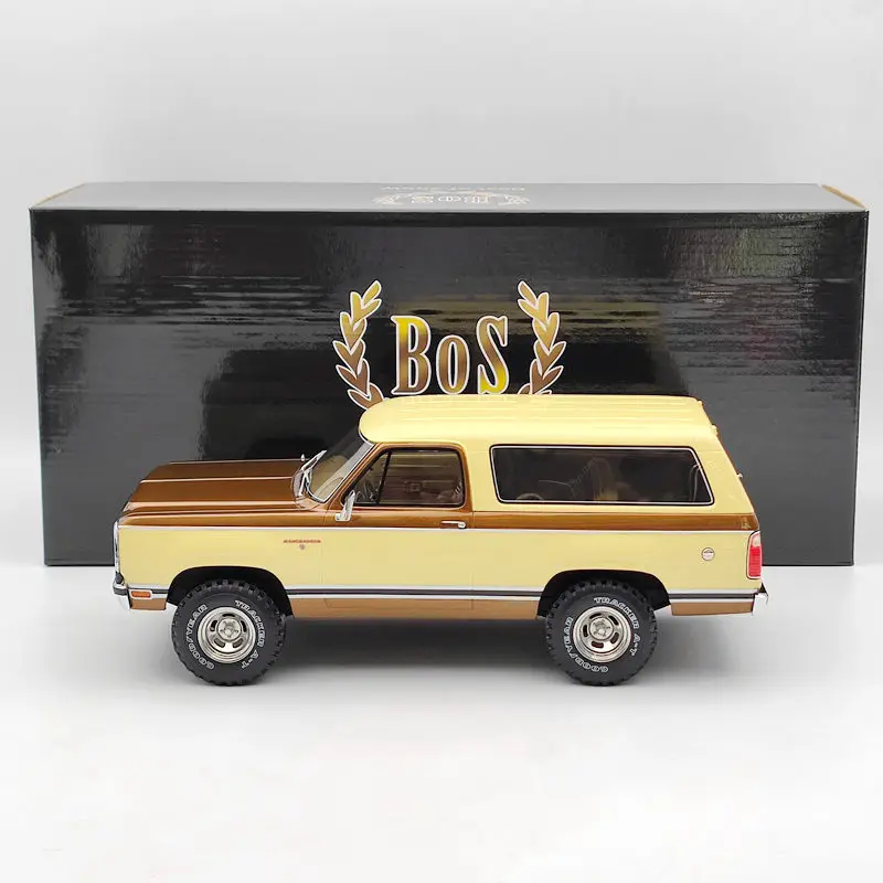 BOS 1:18 Dodge Ramcharge модель из смолы коричневого цвета Ограниченная Коллекция | Игрушки