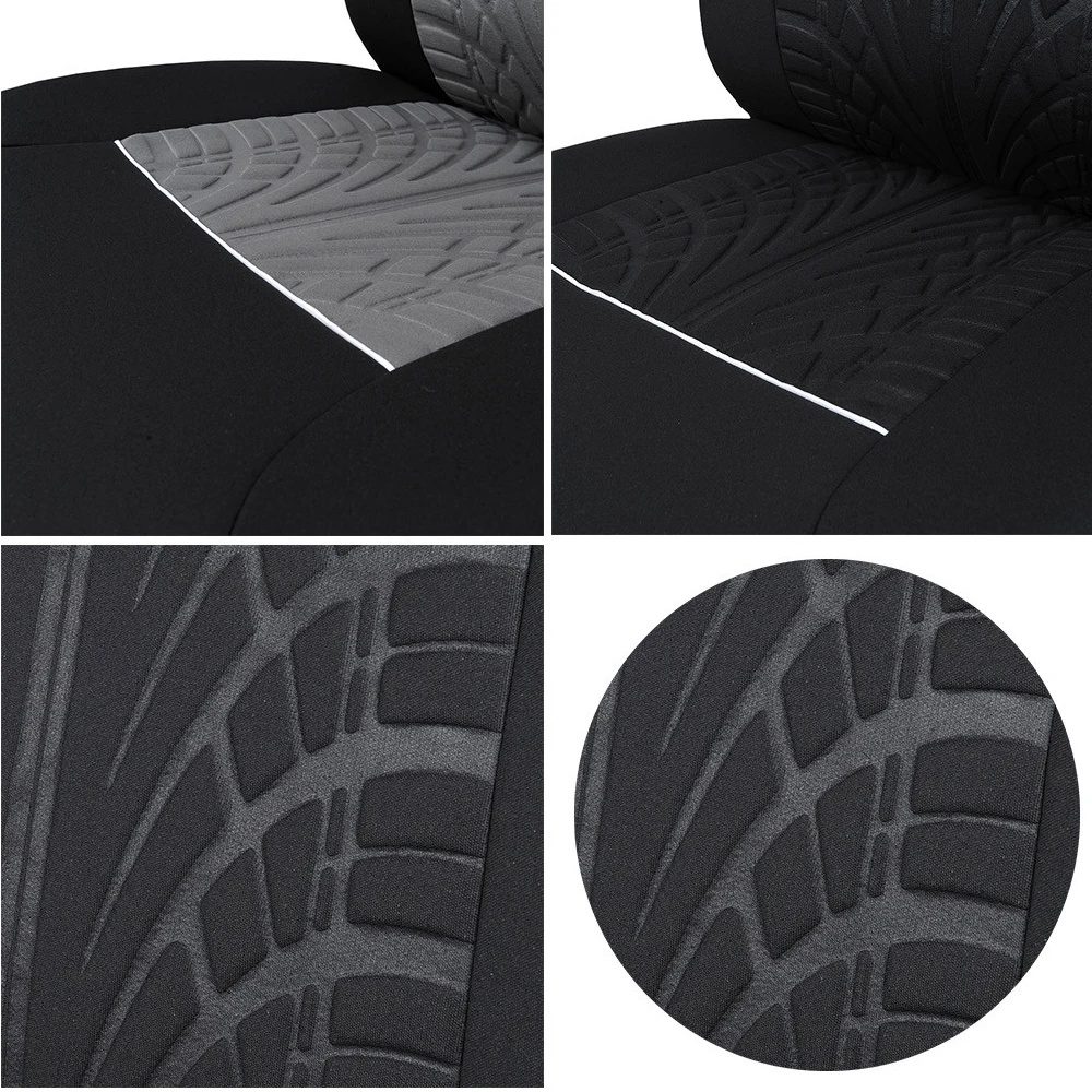 LUNDA новый стиль рельефный чехол из полиэстера для автомобильного сиденья