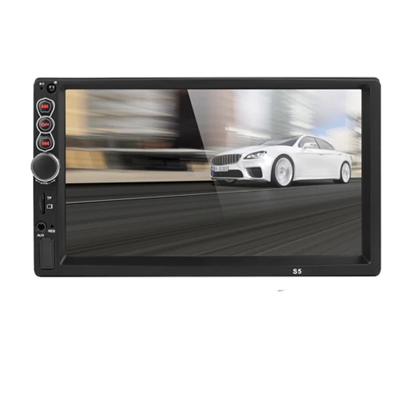 A 2 Din 7 дюймов ЖК сенсорный экран Авторадио Авто радио плеер Поддержка bluetooth Камера просмотра автомобиля аудио 2din Автомагнитола 7028 - Цвет: A