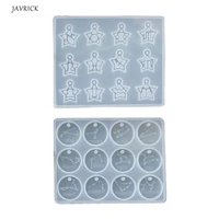 crystal epoxy resin mold 12 constellations pendant casting silicone mould diy crafts jewelry making tool