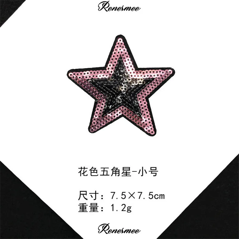 3 шт. розовые наклейки с вышивкой и блестками одежда джинсы украшение