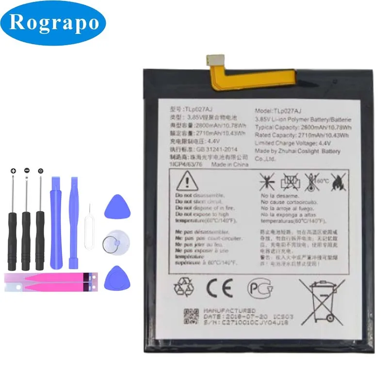 

2800mAh Battery For Alcatel A5 LED 5085N 5085D Cell Mobile Phone Batterie