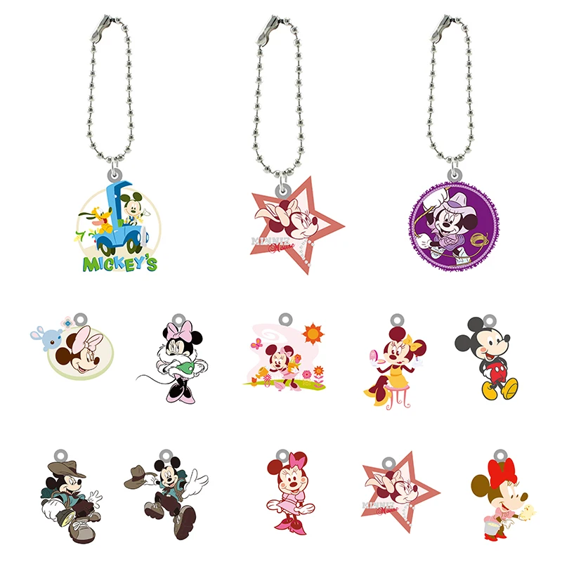 

Disney Mickey Mouse And Friend Donald Duck Keychains Cute Cartoon Acrylic Resin Pendant Key Ring Girls Hot Sale Jewelrys XDS727