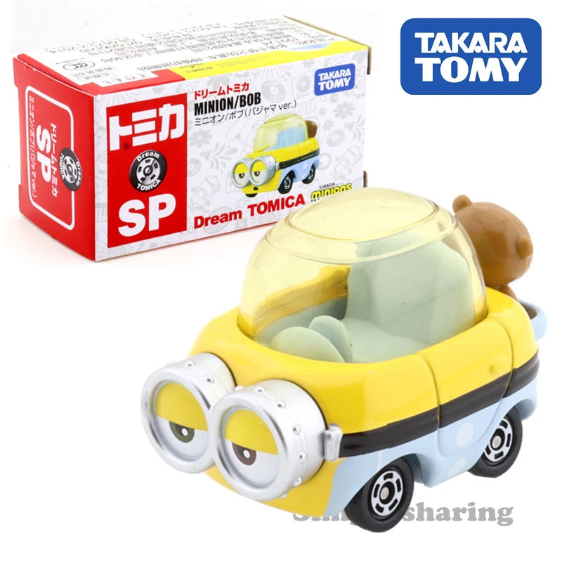 

Takara Tomy Tomica Dream SP Minion Bob (Pajamas Ver.) Car Kids Toys Motor Vehicle Diecast Metal Model