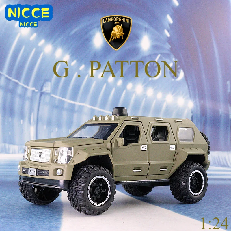 Nicce 1:24 модель автомобиля George Barton бронированный автомобиль со звуком легким