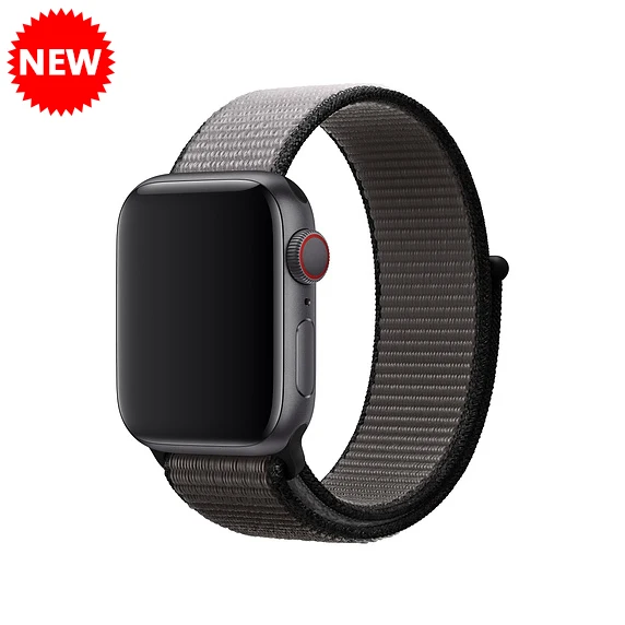 Iron anchor gray Ремешок для Apple Watch, ремешок для Apple Watch 5, 4, 44, мм, 42 мм, iwatch band 3, 2, 5, 42 мм, 38 мм, Спортивная петля, correa, нейлоновый ремешок для часов - Цвет ремешка: Iron anchor gray