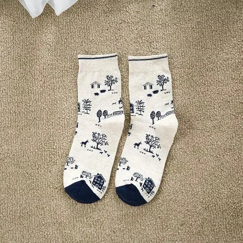 Модные детские повседневные рождественские мягкие милые хлопковые носки pudcoco в