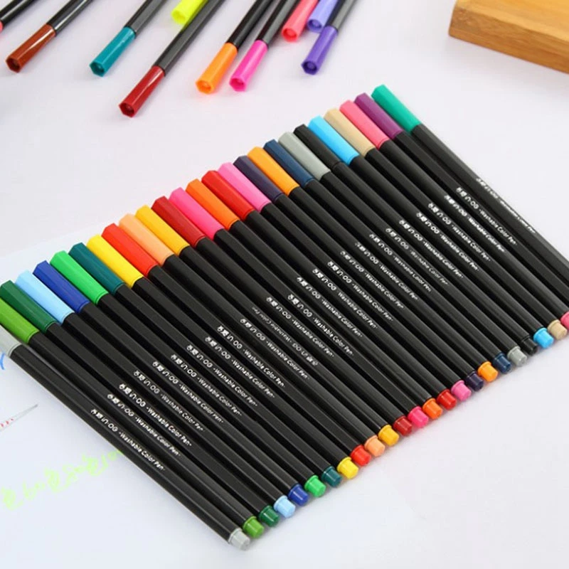 80PCS Color Pen Marker Watercolor Fine Line Art Painting Calligraphy | Канцтовары для офиса и дома
