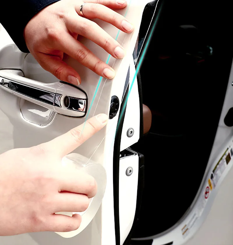 Автомобильные наклейки защита порога автомобиля многофункциональная модель для