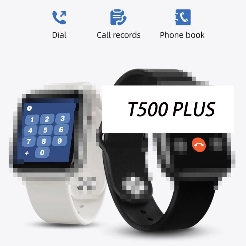 

Bluetooth Call Sports Watch T500 Smart Watch T500 Plus Women's Wristwatch Men's Watches Smartwatch Sleep Monitor Smart Bracelet