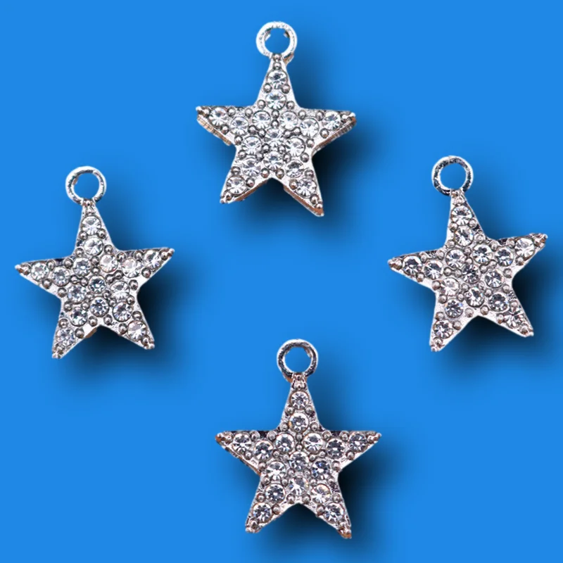 Подвеска в виде пятиконечной звезды для стразы 8 шт. | Украшения и аксессуары