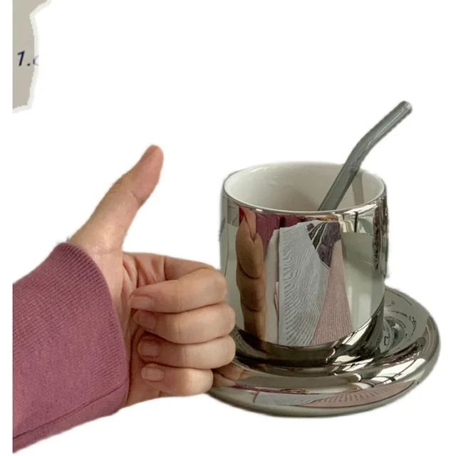 Give a Like Handgrip Ceramics Mugs 6
