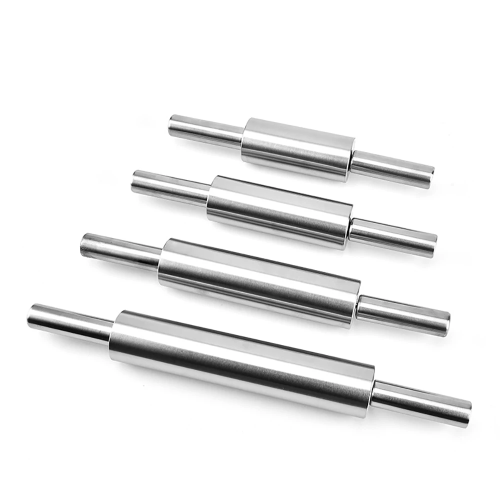 

Kitchen Handle Roller Fondant Crust Best Roller Metal Dough Baking Pie Cookie Pasta Design For Kitchen Rolling Pin