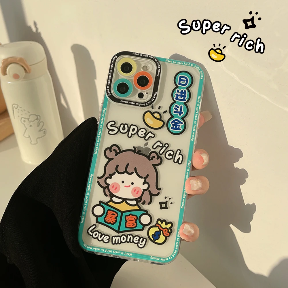 

Super Rich Girl Case For iPhone 13 13mini 13Pro 13ProMax 12 12Pro 12ProMax 11 11Pro 11ProMax 7 8 8Plus X XS XSMAX XR