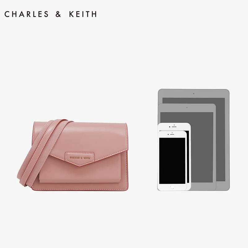 CHARLES＆KEITH Новинка на Весну 2020г. CK2 90680630 Женская конвертная сумка флип плечо