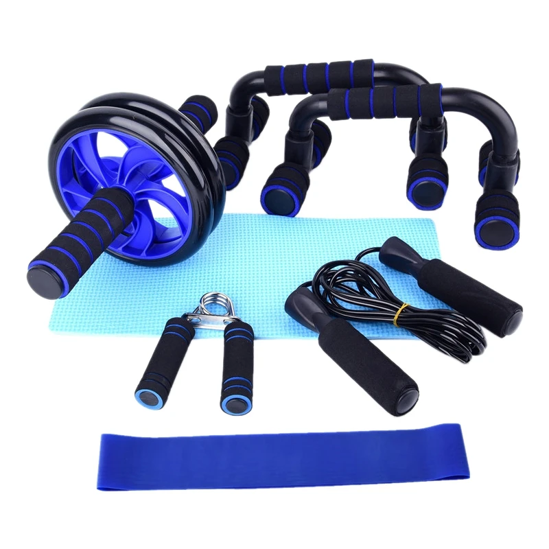 

Ролик для пресса Abinal оборудование для тренировки мышц, домашнее оборудование для фитнеса, тренажер с набором для отжиманий