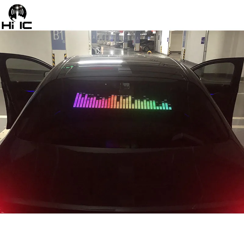 Полноцветный RGB музыкальный спектральный дисплей со светодиодной подсветильник