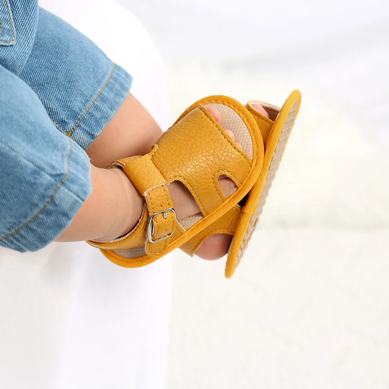 

Summer Infant Solid Color Breathable Non-slip Shoes 0-18M Baby Boys and Girls Casual and Comfortable Soft-soled Toddler Shoes