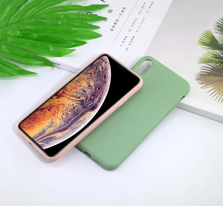 Официальный мягкий чехол для iPhone 11 7 8 6 6s Plus Оригинальный жидкий силиконовый