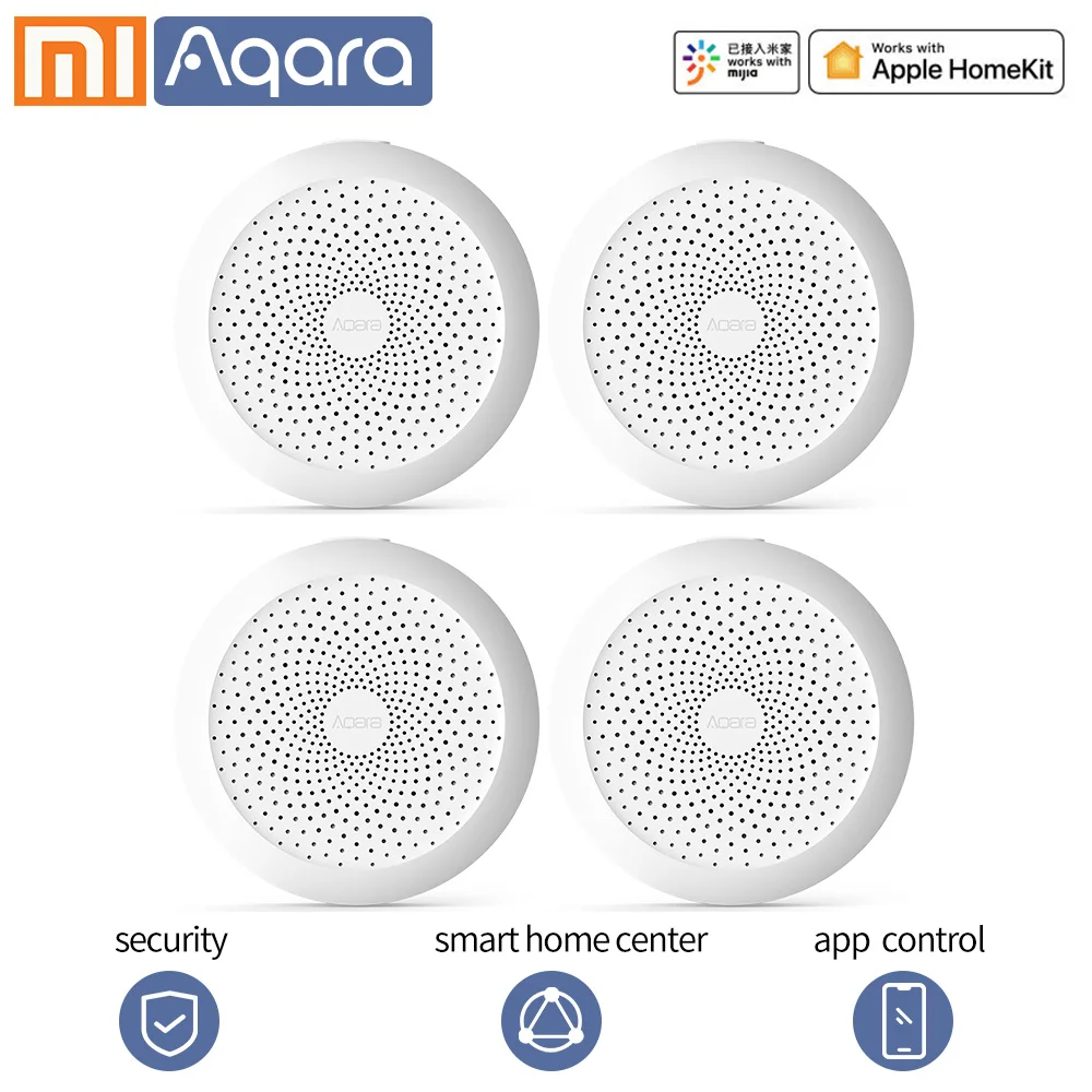 Aqara шлюз xiaomi шлюз сетевой центр концентратор умный дом mi home приложение wifi Zigbee для Apple Homekit xiaomi Smart life - Цвет: 4PCS