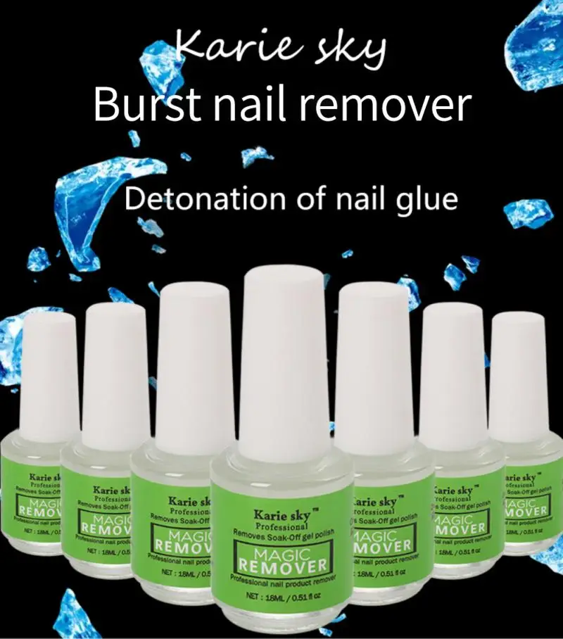 Магический гель для ногтей 15/18 мл средство удаления замачиванием лака удаление