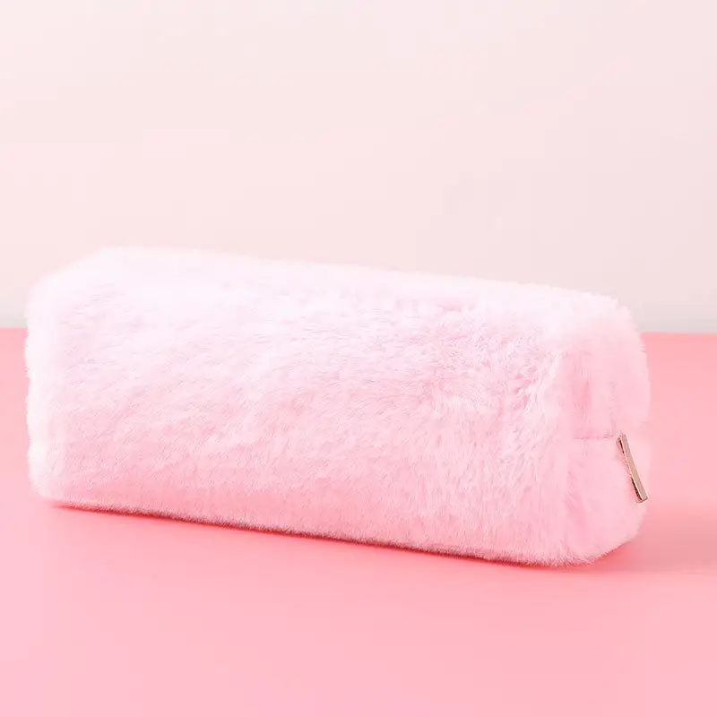 02 pink Милая дорожная косметичка для девочек, модная сумка с кистями для макияжа пенал на молнии, органайзер для макияжа, Сумка Для Хранения Туалетных принадлежностей, косметичка - Handle Color: 02 pink