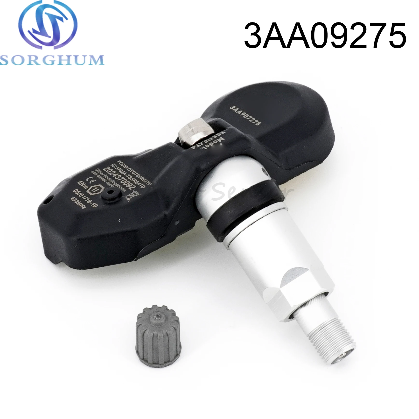 Датчик контроля давления в шинах 3AA907275 3AA907275B TPMS 433 МГц для VW CC Tiguan Passat 2007-2015 Датчик контроля давления в шинах 3AA907275 3AA907275B TPMS 433 МГц для VW CC Tiguan Passat 2007-2015