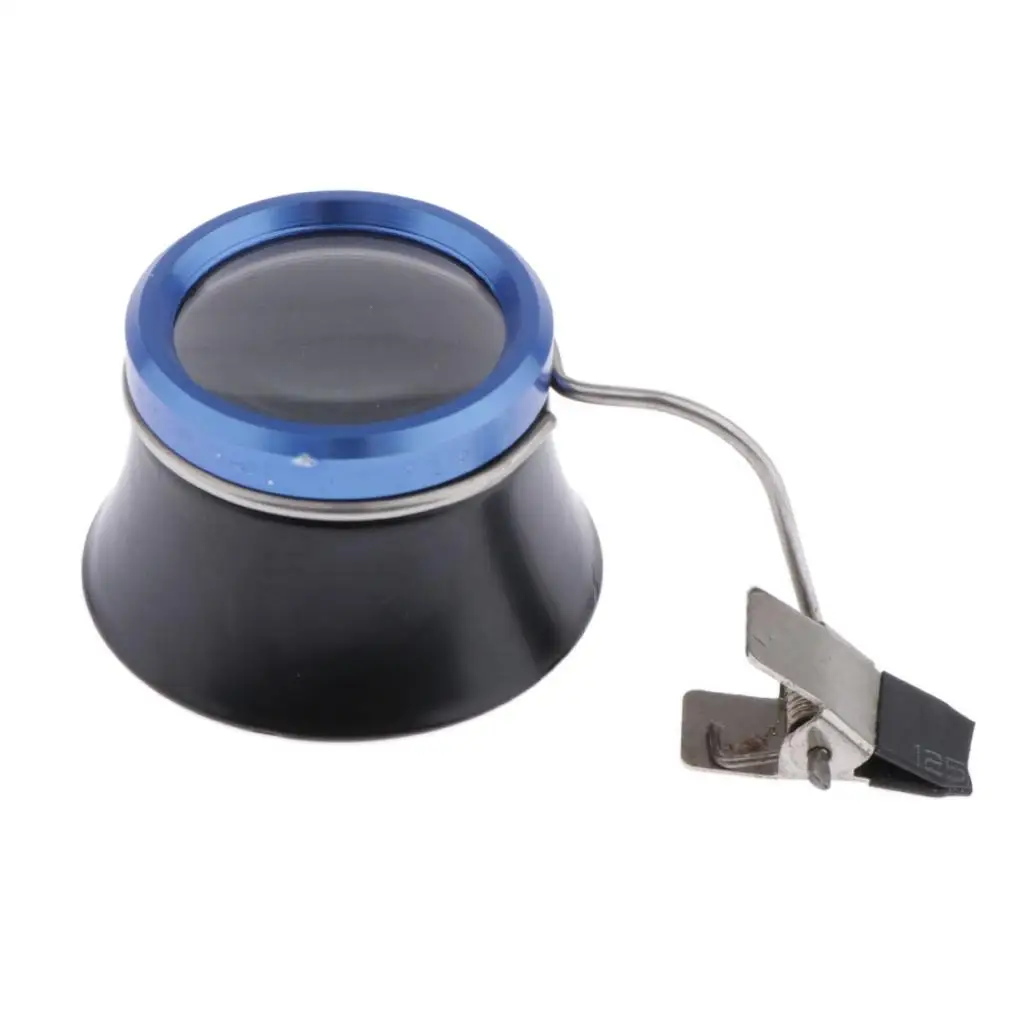 

5X Watchmaker's Loupes, Magnifying Glass Loupe with Clips for Jewelry And Watches,