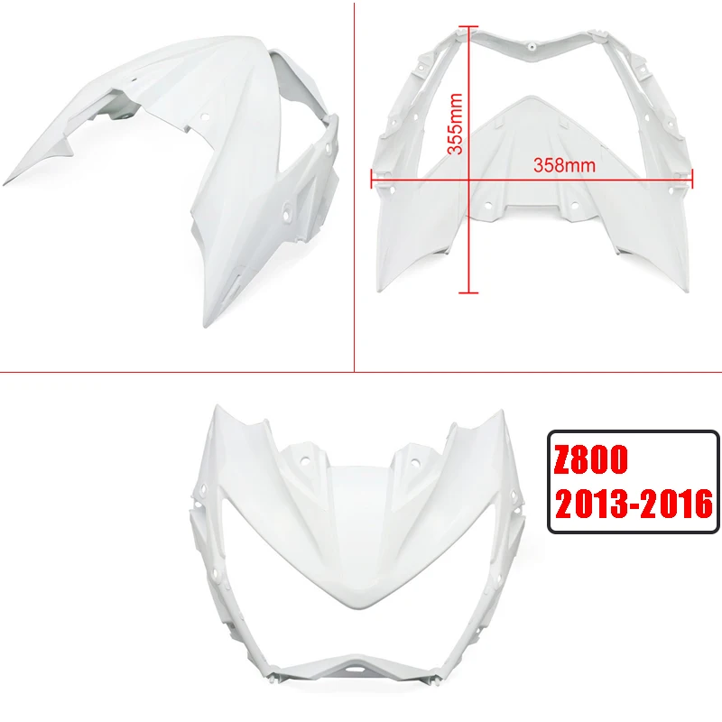 Непрерывный передний налобный колпачок верхнего носа для Kawasaki Z800 2013 2014 2015 2016 Z 800