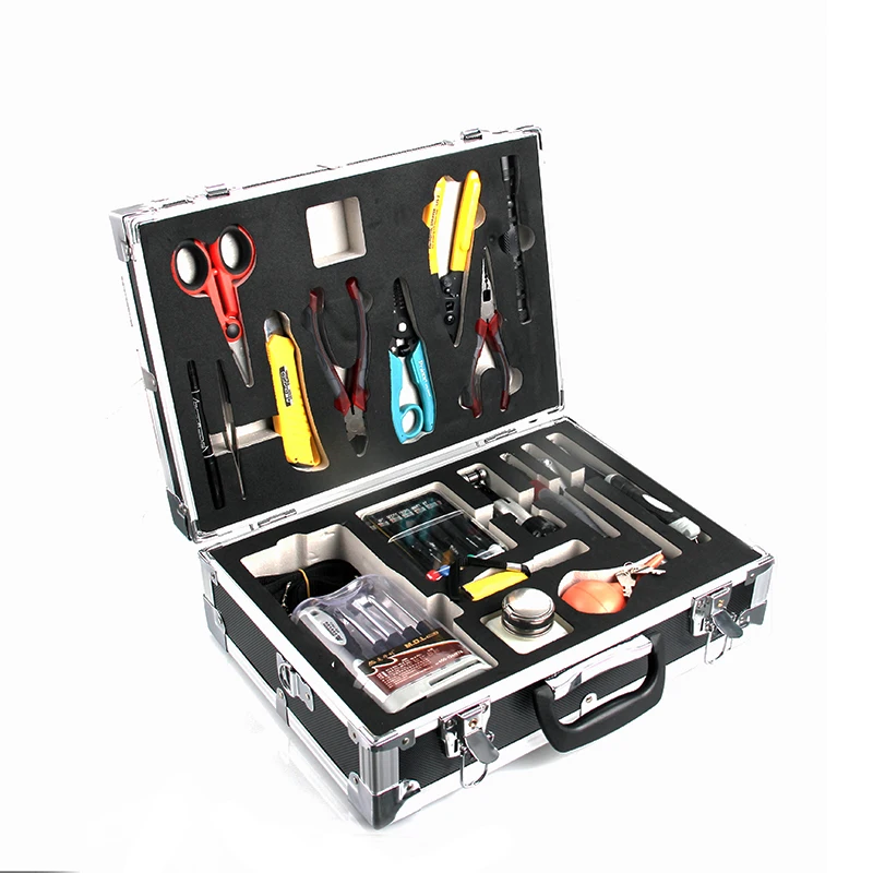 

PKG9, оптоволоконный сварочный аппарат для сращивания оптических кабелей, инструмент для сращивания оптических кабелей, набор ножниц для сра...