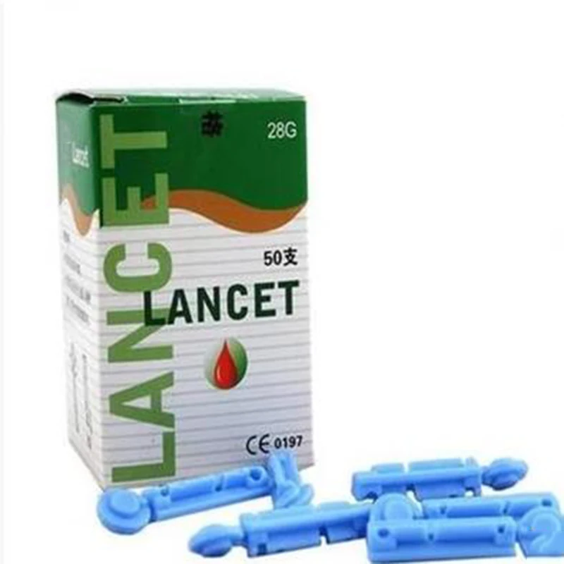 500 (10 коробок) игл массажная палочка для ручки одноразовые стерильные ланцеты