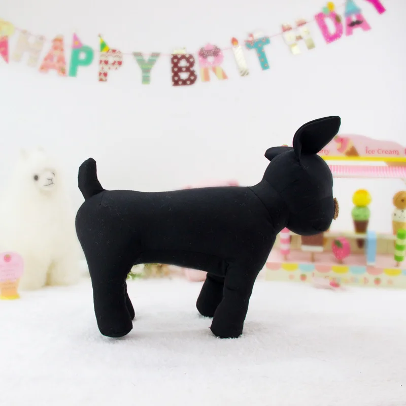 Pawstrip Мягкий Холст хлопок манекен собаки Petshop дисплей модели щенков стоячая позиция игрушки для собак длина спины 24 см